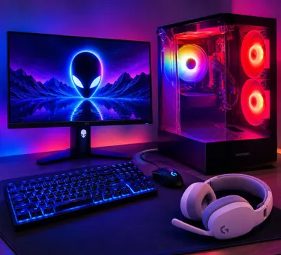 Gaming PC RTX 5060 Ti + Ryzen 5 7500F + Alienware 300Hz