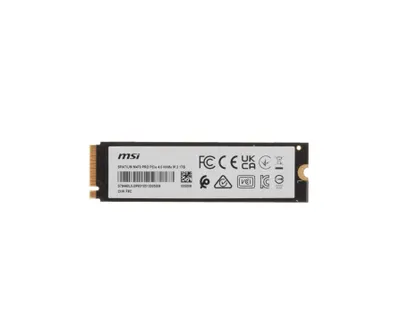 - Твердотельный накопитель SSD M.2 1TB MSI SPATIUM M470 PRO NVMe PCIe 1