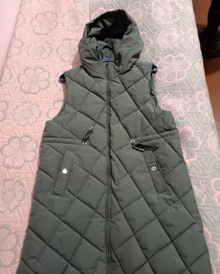 Kapüşonli ayollar uchun uzaytirilgan jilet 1