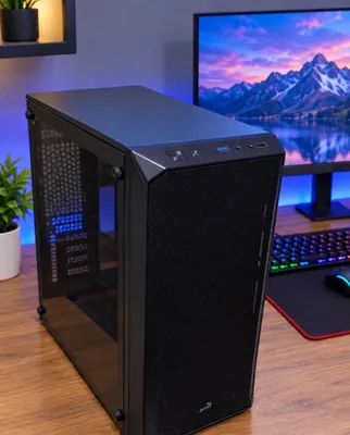 Компьютер кейс (10100f/h510/nvme ssd/gt 740/ddr4 8gb) 1