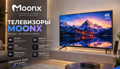Moonx smart TV 4K 1