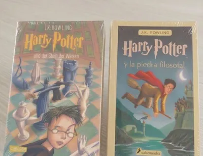 Nemis va ispan tillaridagi «Garri Potter» kitobi
