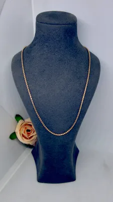 sepochka 585 proba roza gold 55 sm