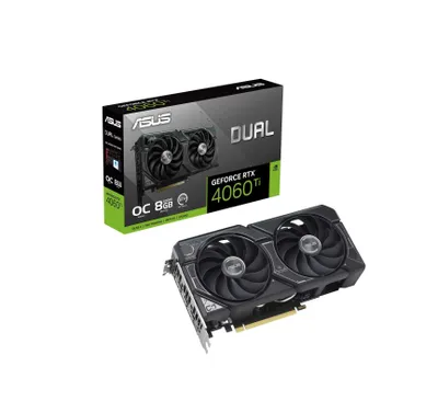 ASUS DUAL RTX4060Ti 8GB/128Bit GDDR6 videokartasi 1