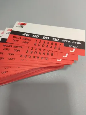 Kassetalar uchun stiker-vkladyshlar 1