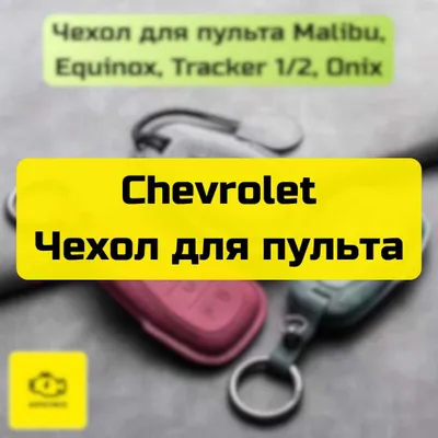 Чехол для пульта Malibu, Equinox, Tracker, Onix от «Autocheck.Shop» 1