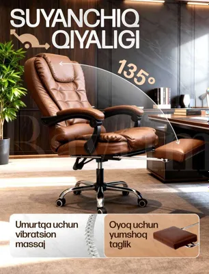 Vibratsion massajli ofis kreslosi 1