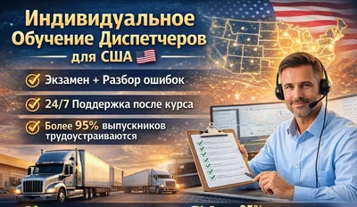 ‼️ Amerika logistikasida dispetcherlik bo‘yicha onlayn kurs 1