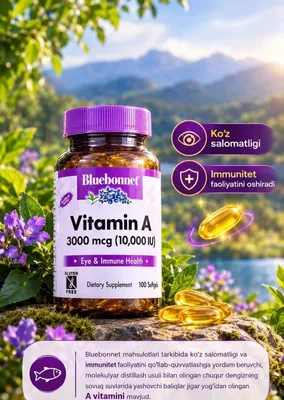Bluebonnet Vitamin A