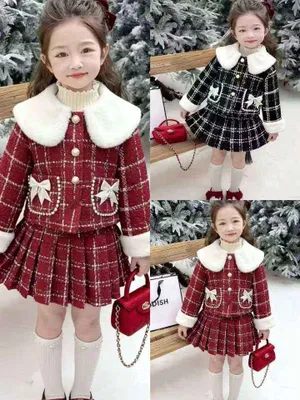 Qizaloq uchun ikki qismli kiyim to‘plami