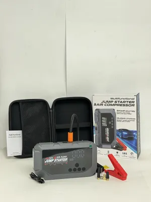 Автомобильное пусковое устройство с компрессором, Power Bank, 12В 1