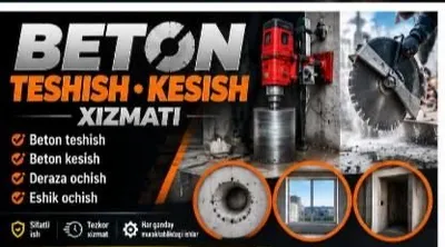 Beton kesish xizmati 24/7 бетон кесиш хизмати 24/7