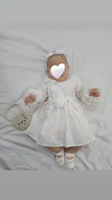 0 oydan 6 oygacha qizchalar uchun koʻylakcha 1