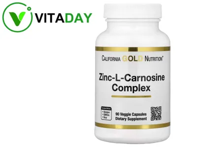 California Gold Zinc-L-Carnosine Complex, rux-L-karnosin kompleksi 1