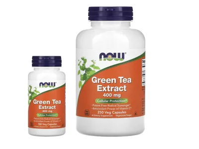 NOW Foods Green Tea Extract Экстракт зеленого чая 1