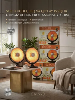 🔥 SOR elektr isitgichi — qulaylik uchun