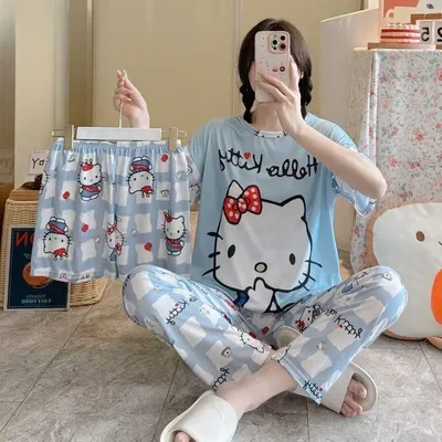 yangi pijama 3talik 1