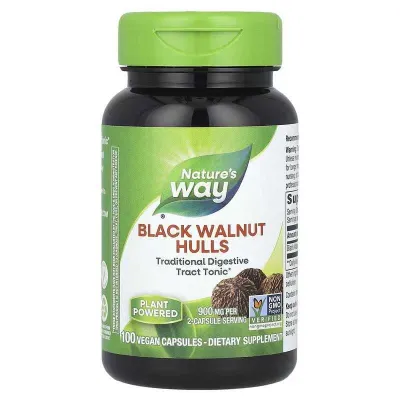 Nature's Natures Way Black Walnut Hulls — qora yong‘oq po‘chog‘i 1