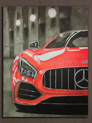 Картина. Mercedes AMG GT S 1