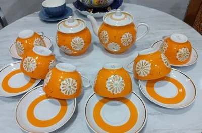 Yangi vintage chinni choy servisi. 1