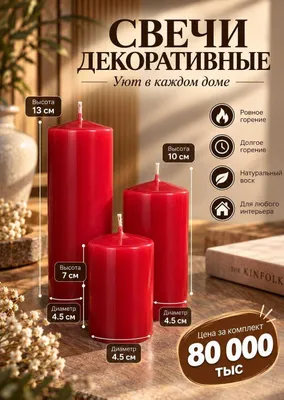 Свечи декоративные 1