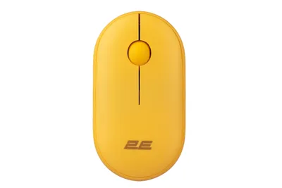 2E MF300 Silent, WL/BT, жёлтый Беспроводная мышка 1