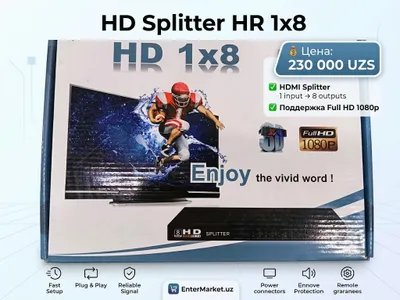 Адаптер Onten OTN-UCA303 3-в-2 — HDMI 4K@60 Гц