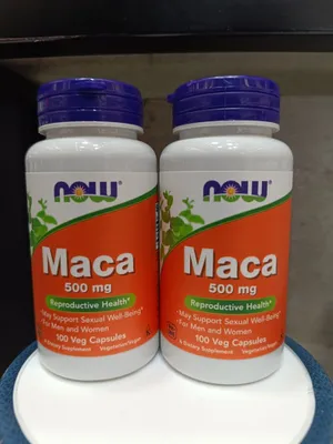 Now maca 500 mg, 100 ta vegetarian kapsula