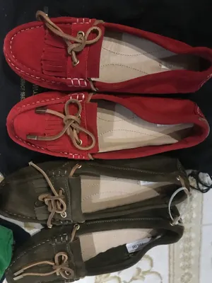 Ayollar mokasinlari MASSIMO DUTTI, zamsha, 40 o‘lcham, chegirma, brend 1
