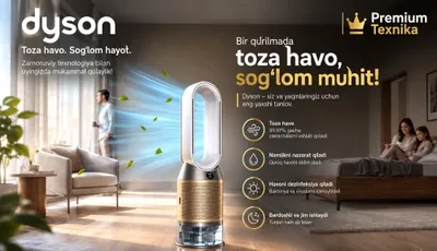 Dyson Humidify+Cool Formaldehyde PH05 havo tozalagichi