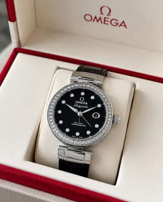 OMEGA De Ville Ladymatic Diamond soati — original, to‘liq to‘plam 1