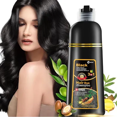 Black hair shampoo - sochlarni qoraytiruvchi shampoo 1