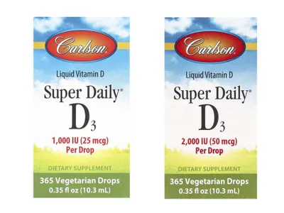 Carlson Super Daily D3 Д3 1000 IU 2000 IU 1