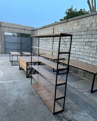 Loft uslubidagi stellaj 1