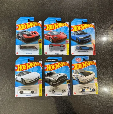 Hot Wheels Bugatti, Mclaren, Mercedes, Porsche, Premium 1