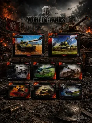 World of Tanks. Пазлы Коллекционные от Wargaming. 1