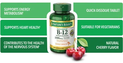 B-12 vitamini / 2500 mcg, Amerikadan 300 kapsula / Bunyodkor 8