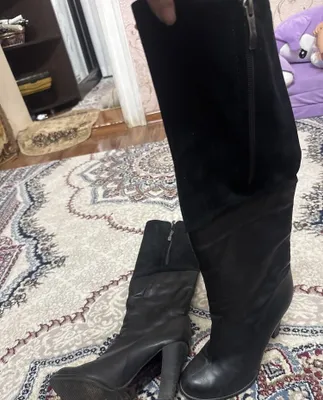 Zamshali qo‘shimchali qishki paypoq etiklar