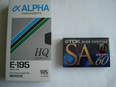 Yangi ALPHA E-195 videokassetasi 1