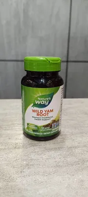 Nature's Way Wild Yam Root 700 mg, 100 ta vegetarian kapsula