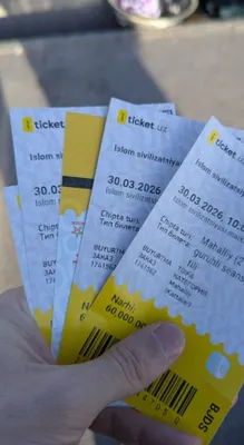 Islom sivilizatsiyasi markaziga chiptalar bor 1