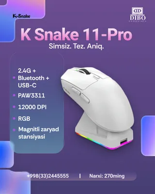 K-Snake X11 Pro sichqoncha