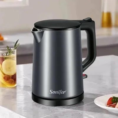Чайник Sonifer SF-2108, металл, 0.8 л, 1000 w 1