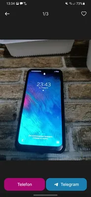 Galaxy A20 чёрного цвета 1