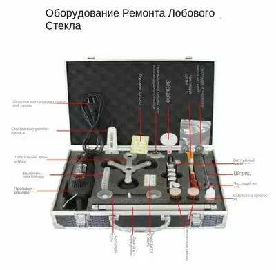 Набор для ремонта лобового стекла автомобиля 1