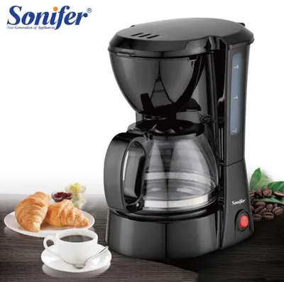 Капельная ковеварка кофемашина coffee американо латте Sonifer sf-3564 1