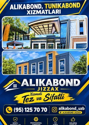 Alikabond Alibond Alkafon xizmatlari 12 yillik stajga ega ustalar 1