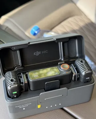 DJI Mic 2 simsiz mikrofoni (2TX + 1RX + Charging Case) Original 1