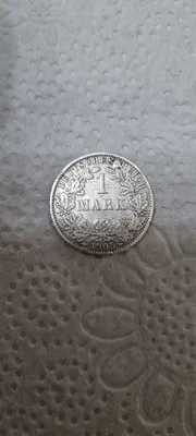 Germaniyaning 1905-yilgi 1 marka kumush tangasi 1