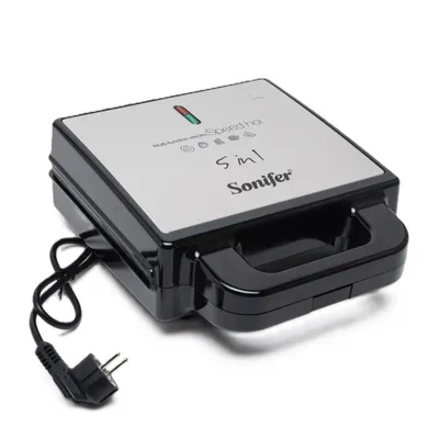 Сэндвичница SONIFER SF-6143 5-в-1 , Black Главная Каталог Корзина Из 1
